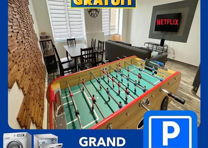CHIC&COSY GRAND APPART Business&JARDIN NETFLIX