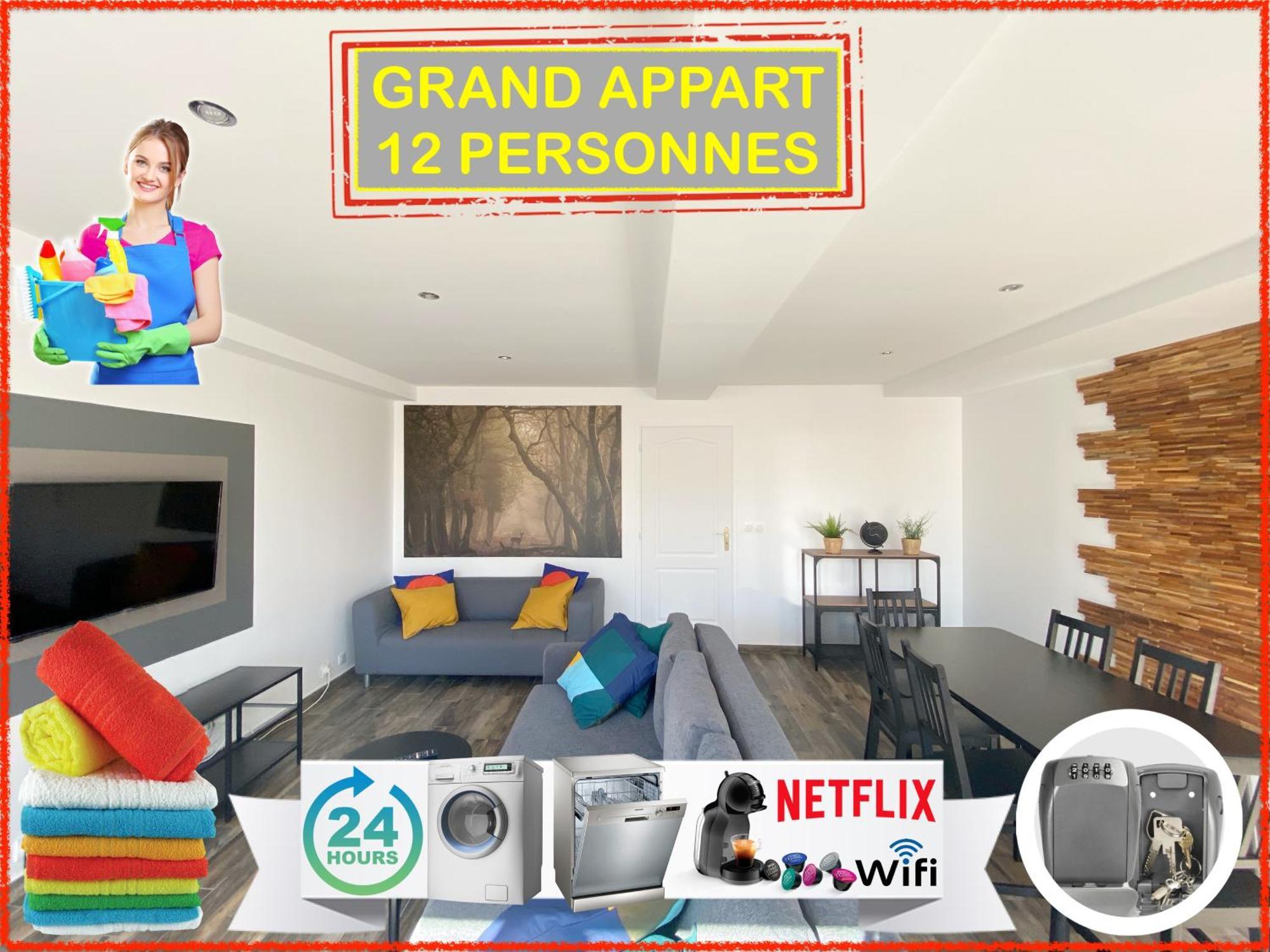 Apartment Chic&cosy Grand Business&jardin Netflix *